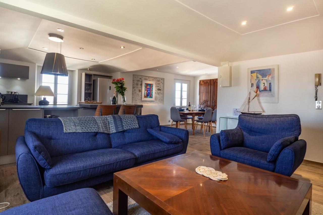 Charmant Appartement Spacieux Pour 6P Vue Mer Vieil Антиб Экстерьер фото