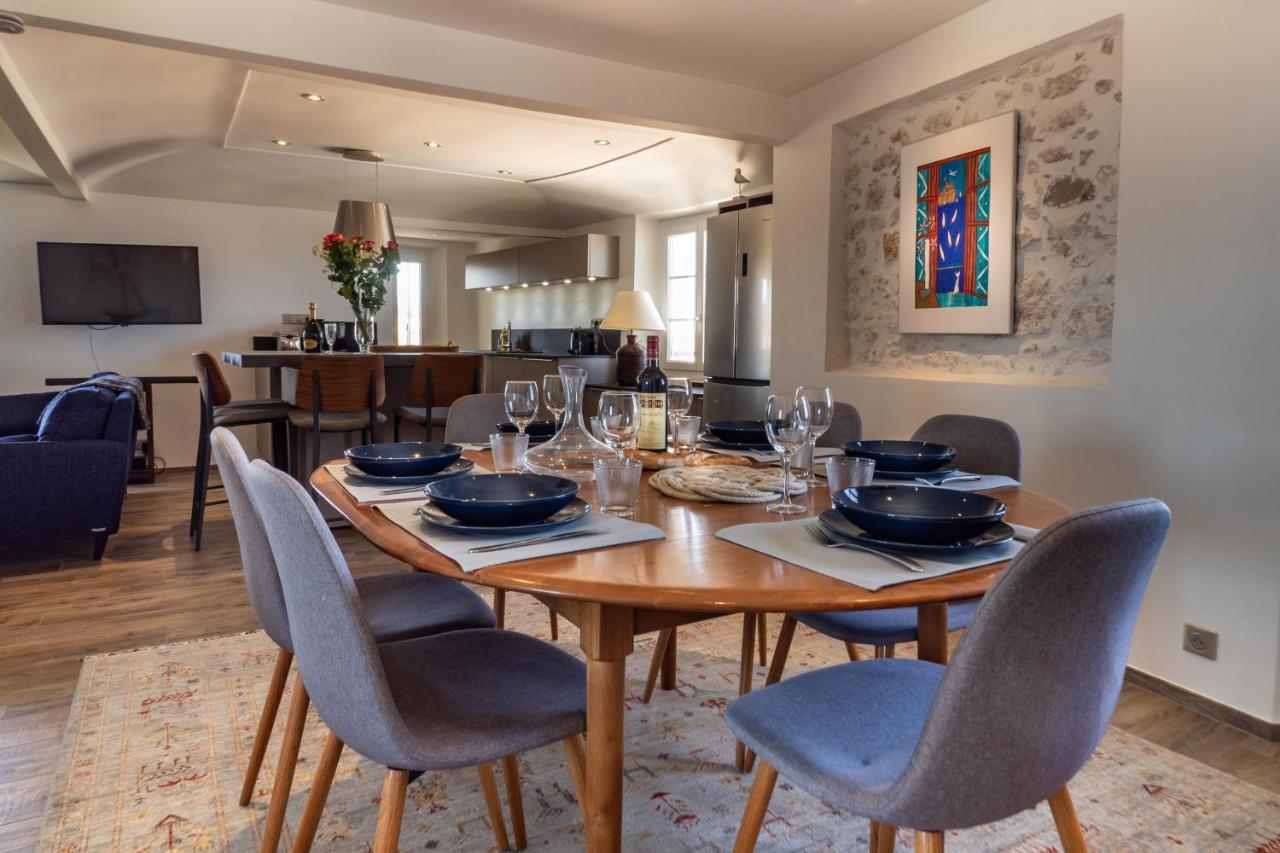 Charmant Appartement Spacieux Pour 6P Vue Mer Vieil Антиб Экстерьер фото