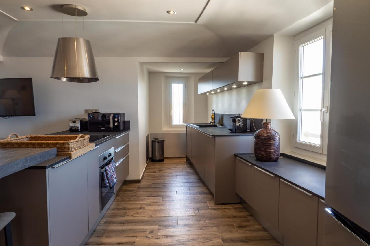 Charmant Appartement Spacieux Pour 6P Vue Mer Vieil Антиб Экстерьер фото